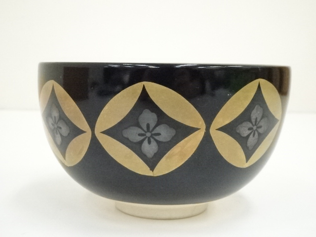 道具 ] - 道具 京焼 川尻一寛造 金彩七宝文茶碗（共箱） | ネット